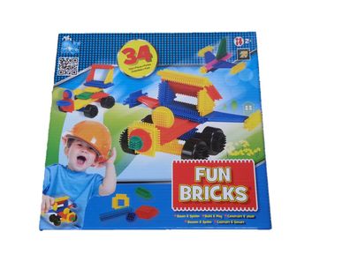 Fun Bricks Bauset von Beluga 34 teilig Noppenbausteine 02428