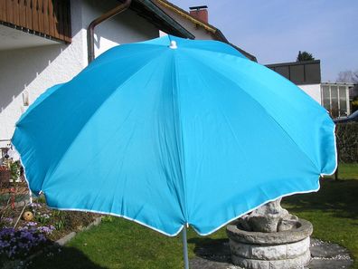 Sonnenschirm 2 m Schirm Terrassenschirm Sonnenschutz UV 35 Petrol 200 cm