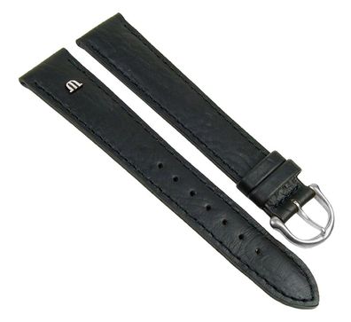 Maurice Lacroix • Uhrenarmband Büffelkalb • Leder schwarz XL • 19605