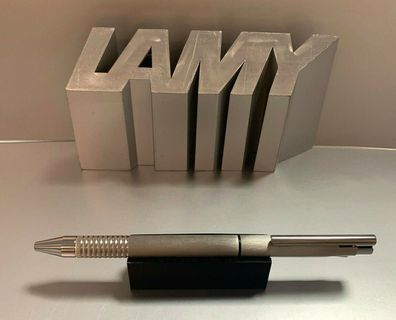 Lamy Logo twin pen brushed Multifunktionsschreibgerät Mehrsystem Kugelschreiber