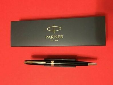 Parker Sonnet Black Lacquer G.C. Kugelschreiber ballpoint pen UVP € 102, -- NEU !