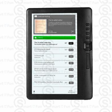 Tragbarer E-Book-Reader im Modestil - multifunktionales Tablet mit