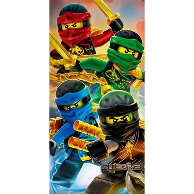 Lego Ninjago Badetuch Team 70x140