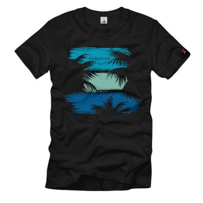 ParadiseSommer Urlaub Strand Palmen Trend 2021 T-Shirt#36855