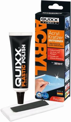 QUIXX Acryl Kratzer Entferner Kratzerentferner für Acrylglas & Plexiglas