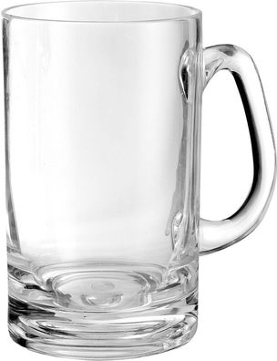 Trinkglas Bierglas mit Henkel Populi 550 ml 2 Stück Wohnwagen Camping