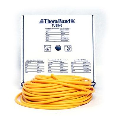 Thera-Band® 30,50m Tubing Tubes GELB Dünn Schwach