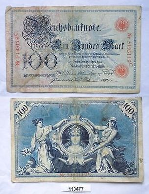 100 Mark Banknote Deutsches Kaiserreich 17. April 1903 (110477)