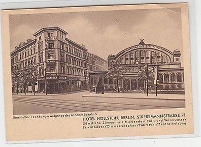 66698 Ak Berlin Hotel Hollstein Stresemannstrasse 71, um 1930