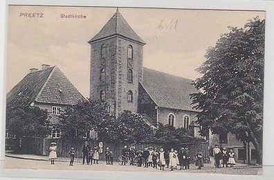 10517 Ak Preetz in Holstein Stadtkirche um 1910