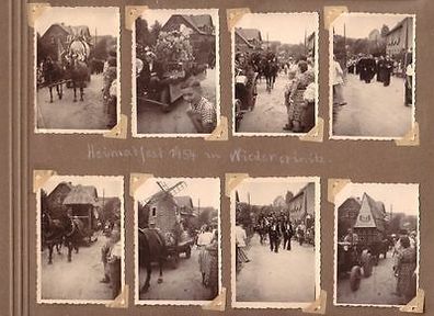 8 Original Fotos vom Heimatfest in Niedercrinitz 1954 (109985)