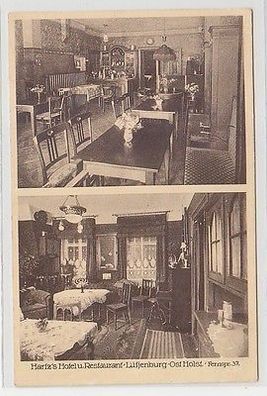 66672 Mehrbild Ak Lütjenburg Ost-Holstein Hartz´s Hotel und Restaurant um 1920