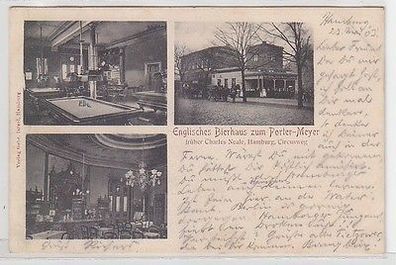 61900Ak Hamburg Engliches Bierhaus zum Porter Meyer 1904