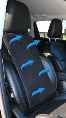kühlende Klima Auto Sitzauflage 12V Gebläse Kühlung Belüftung Sitz Rückenkühler