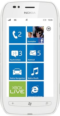 Nokia Lumia 710 White Neuwertiger Zustand ohne Vertrag, sofort lieferbar