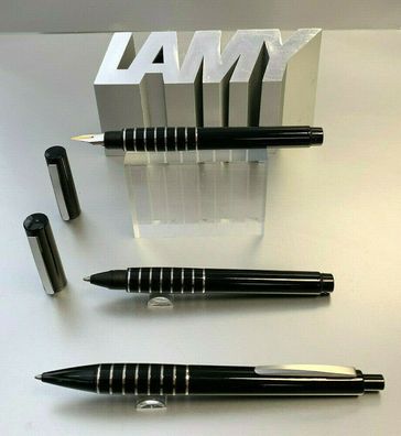 Lamy Accent Brilliant LD Lack schwarz Füllhalter Tintenroller Kugelschreiber