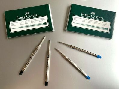 Faber Castell Großraummine M, B blau, schwarz Kugelschreibermine Kugelschreiber