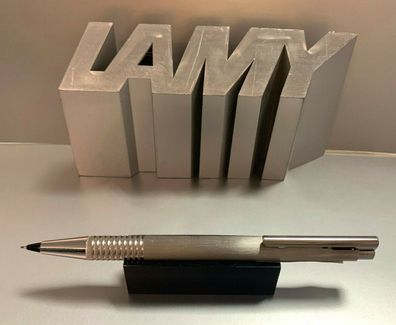 Lamy Logo Silber Edelstahl brushed Druckbleistift 0,7 Bleistift Neu !