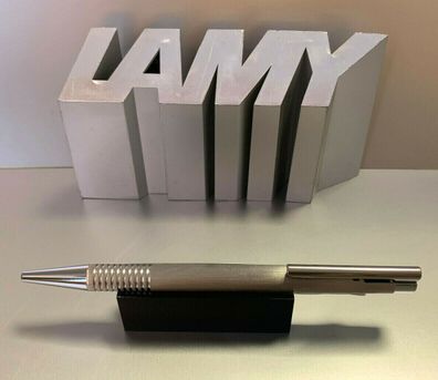 Lamy Logo Silber Edelstahl brushed Kugelschreiber Ballpoint für Minen M16 NEU !