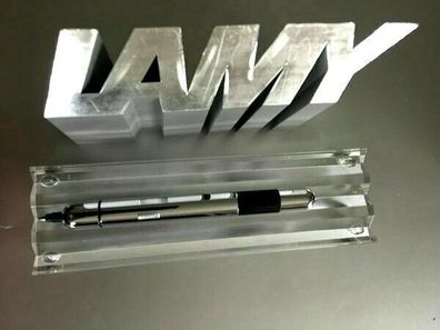Lamy Pico Kugelschreiber Chrome glänzend silber Pocket Pen mit Druckmechanik
