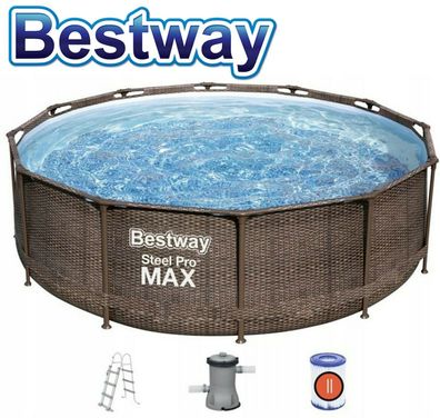 Bestway Steel Pro MAX 366 x 100 cm Pool 56709 Zubehör Modell.2021