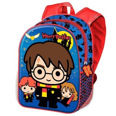 Harry Potter 3D Rucksack 31cm Gryffindor Bag Backpack Junior Kids Hermine Ron