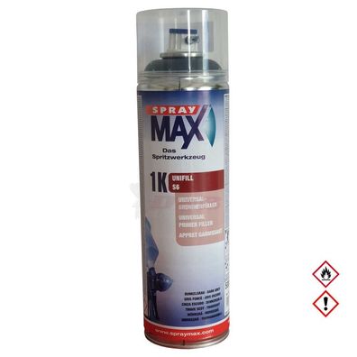 SprayMax 1K Unifill S6 Dickschichtfüller dunkelgrau 500 ml