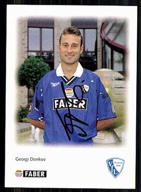 Georgi Donkov VFL Bochum 1996-97 Autogrammkarte Original Signiert + A 86320
