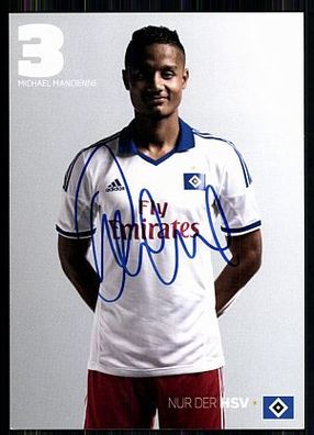 Michel Mancienne Hamburger SV 2013-14 Autogrammkarte Original Signiert + A 86459