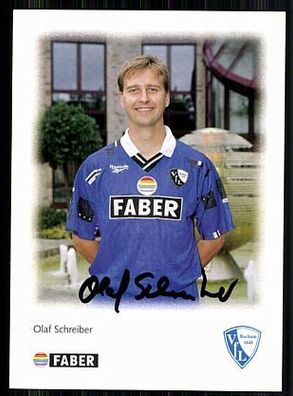 Olaf Schreiber VFL Bochum 1996-97 Autogrammkarte Original Signiert + A 86324