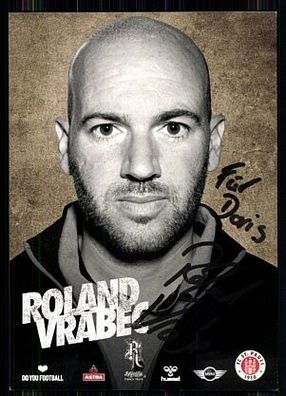 Roland Vrabec FC ST. Pauli 2013-14 Autogrammkarte Original Signiert + A 86406