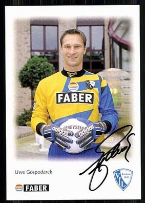Uwe Gospodarek VFL Bochum 1996-97 Autogrammkarte Original Signiert + A 86326