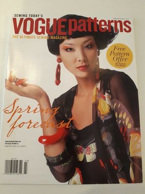 Rarität: VOGUE patterns sewing magazine, February / March 2012