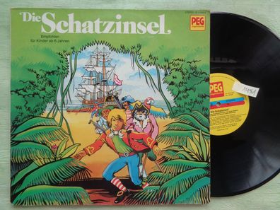 LP PEG Die Schatzinsel Robert Louis Stevenson Anke Beckert Vinyl Hörspiel