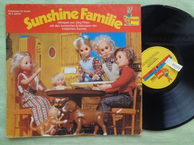 LP Peggy Sunshine Familie Jörg Ritter P1977 Mattel Hörspiel Vinyl