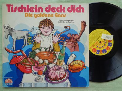 LP Paradiso Tischlein deck dich goldene Gans Gebrüder Grimm Märchen Hörspiel Vinyl