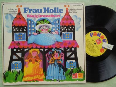 LP Paradiso Frau Holle König Drosselbart Agnes Windeck Grimm Märchen Hörspiel Vinyl