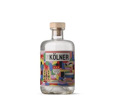 THE CITY GIN´S - Kölner Gin 0,5 l - Premium Dry Gin mit 41 % Vol - handcrafted