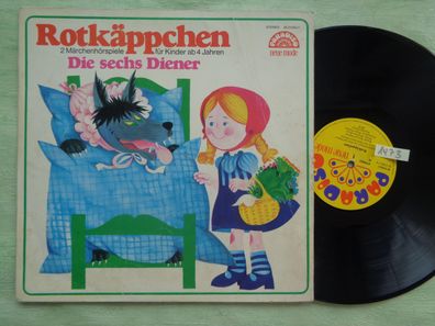 LP Paradiso Rotkäppchen Die sechs Diener Brüder Grimm Märchen Konrad Halver Vinyl