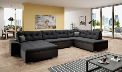Sofa Couch Garnitur Sofagarnitur WITOS U Wohnlandschaft NEU