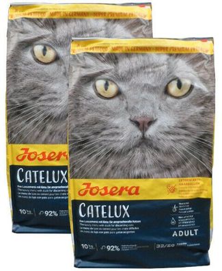 2x10kg Josera Catelux Katzenfutter für anspruchsvolle Katzen