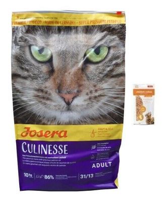 10kg Josera Emotion Culinesse Katzenfutter + 85g Frischebeutel