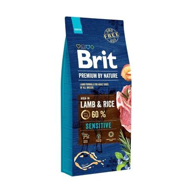 3kg Brit Premium By Nature Sensitive Lamb weizenfreies Hundefutter
