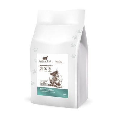10kg Natural TRAIL Insects Insekten Protein, Monoprotein Hundefutter