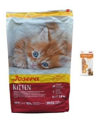 10kg Josera Kitten (ehemals Minette) Katzenfutter + 85g Frischebeutel