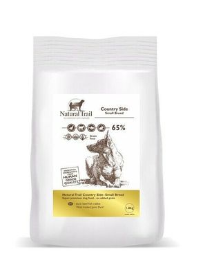 2kg Natural TRAIL Country SIDE SMALL BREED getreidefrei Hundefutter