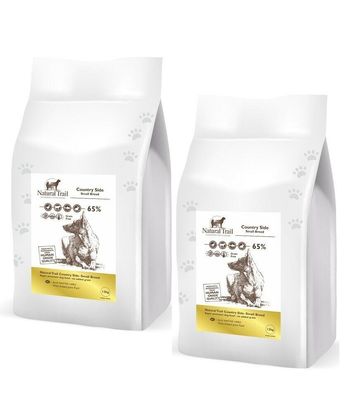 2x12kg Natural TRAIL Country SIDE SMALL BREED getreidefrei Hundefutter