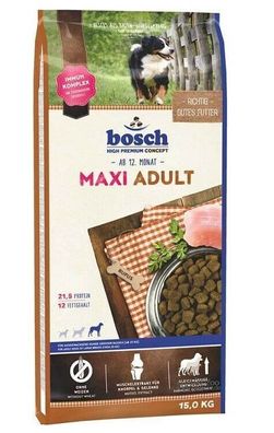 15kg Bosch Adult Maxi Hundefutter TOP PREIS