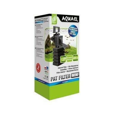 Aquael PAT MINI Innenfilter 10 - 120L Schwammfilter für Aquarium Garnelen Nano