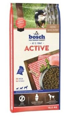 15kg Bosch Adult Active Hundefutter TOP PREIS